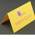 ポイントカード印刷例（外側）